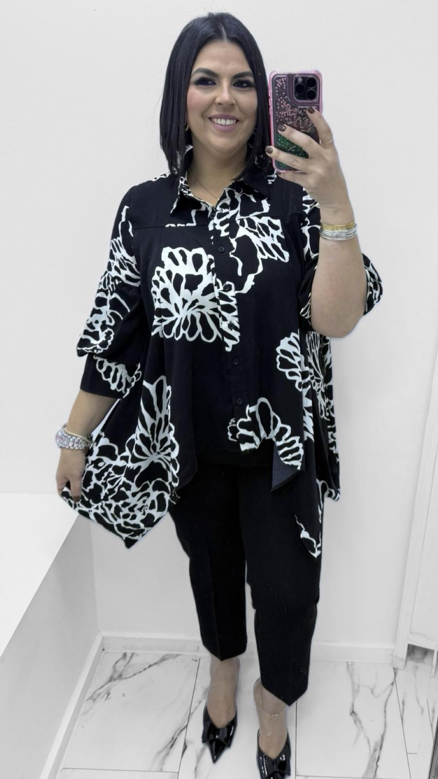 Blusa Sombras en Flor