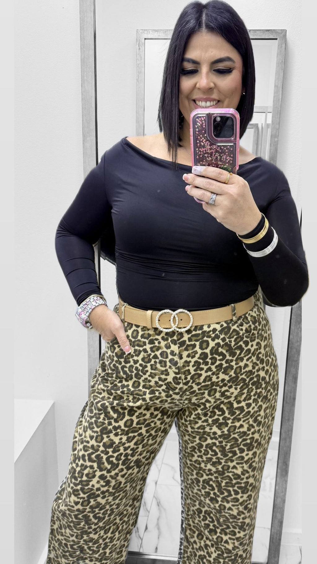 Pantalon Leopard Chic