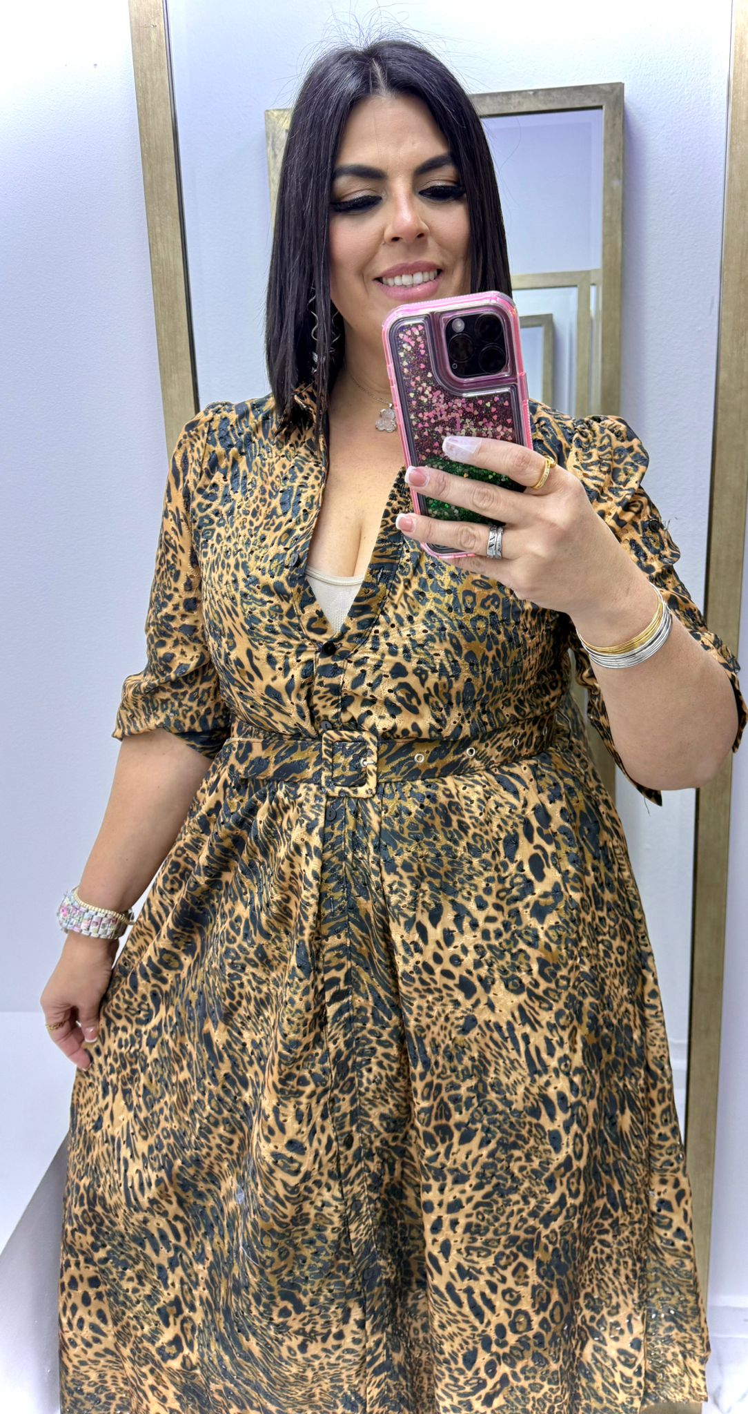 Vestido Golden Safari