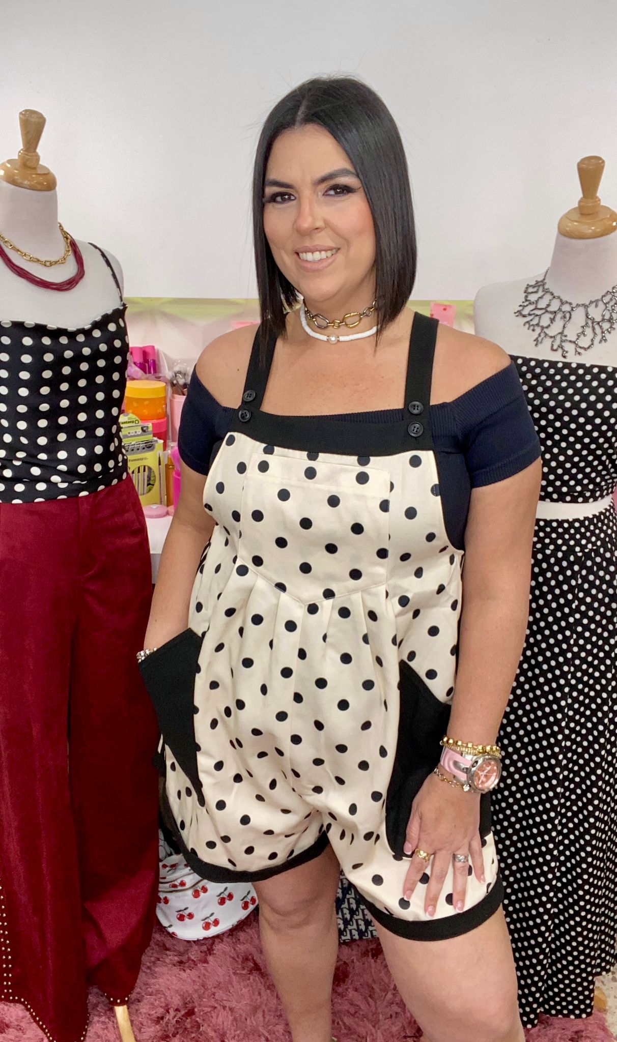 Dot Me Up Overall