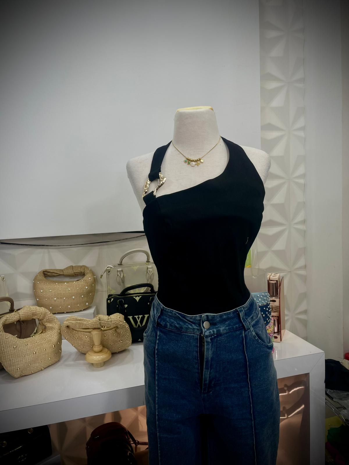 Blusa Mahon Elegancia Dorada