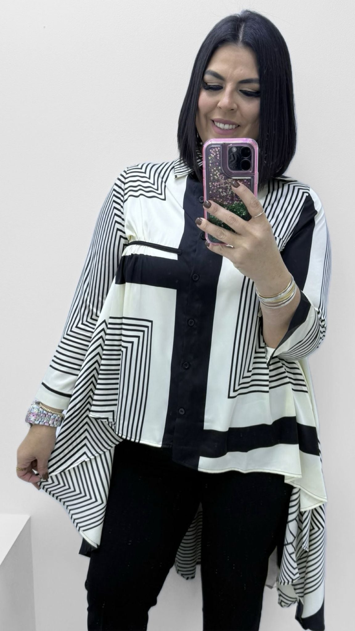Blusa Geometric Vision