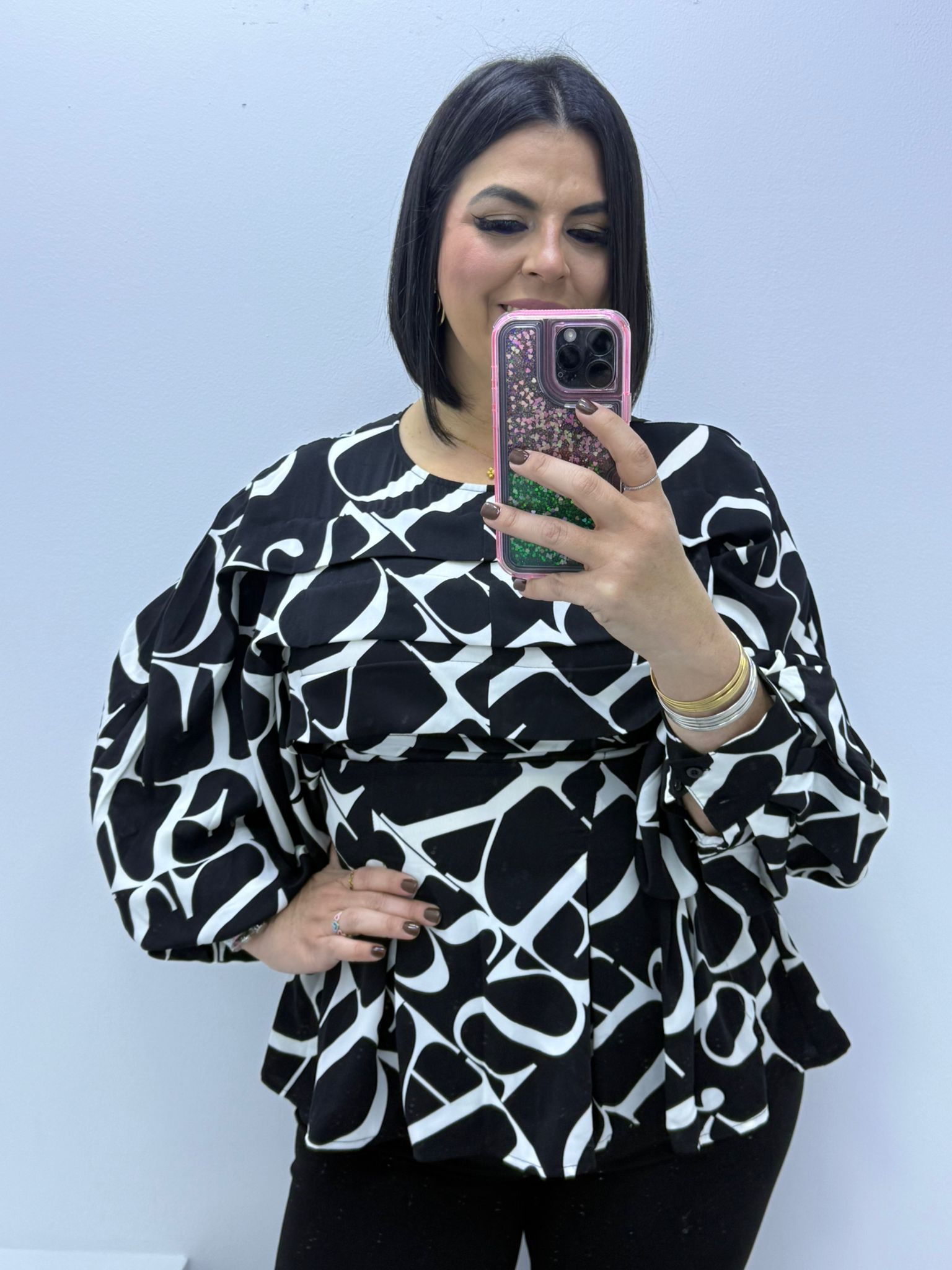 Blusa Black And white Art Vibes