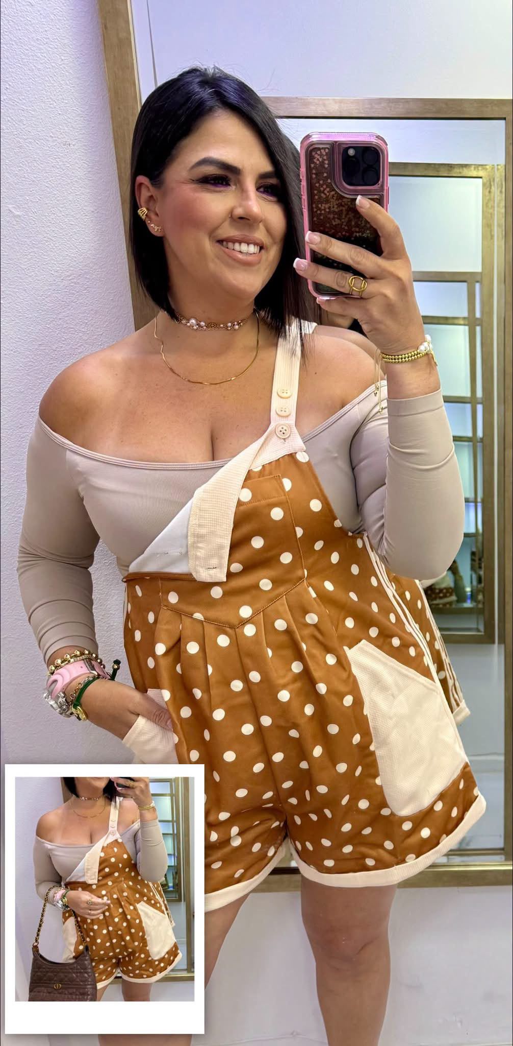 Dot Me Up Overall