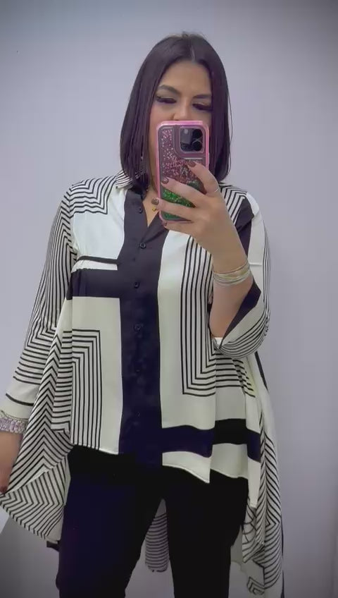 Blusa Geometric Vision