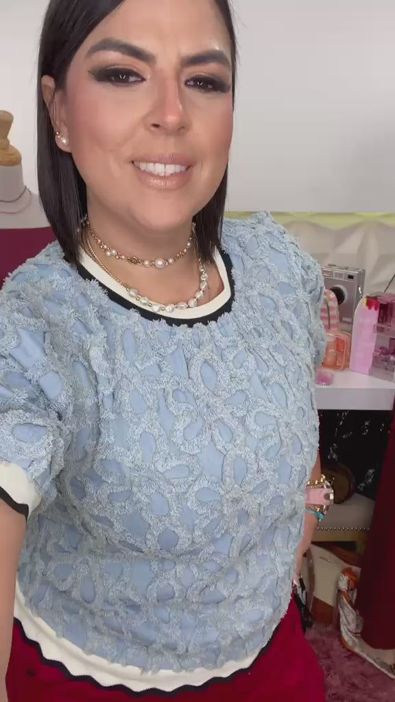 Blue Lace Charm