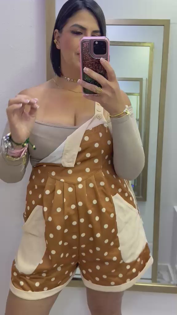 Dot Me Up Overall