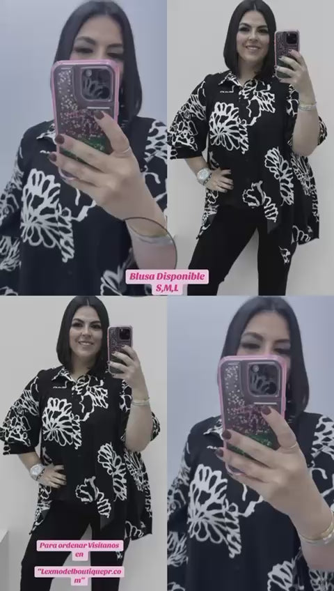 Blusa Sombras en Flor